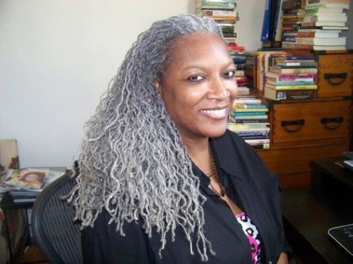 Gray Sisterlocks for Women Over 50