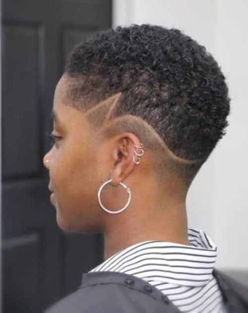 Extra Short Side Seamed Updo