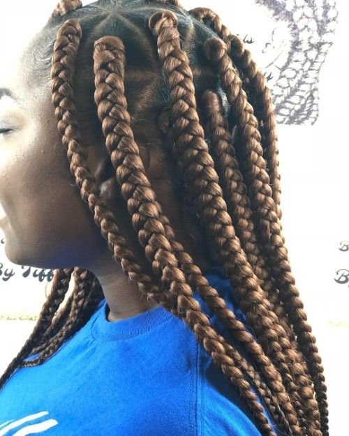 Blonde, Long and Spiky Braids