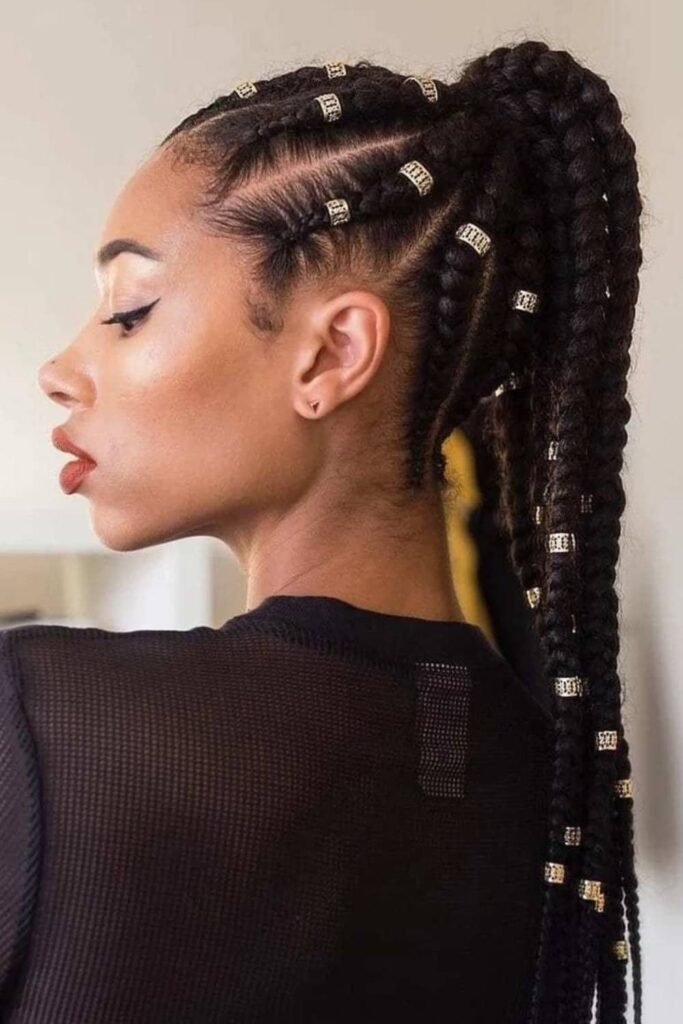 Medium Long Ponytail