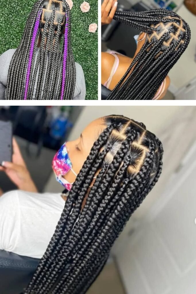 box braids Protective Styles for Natural Hair