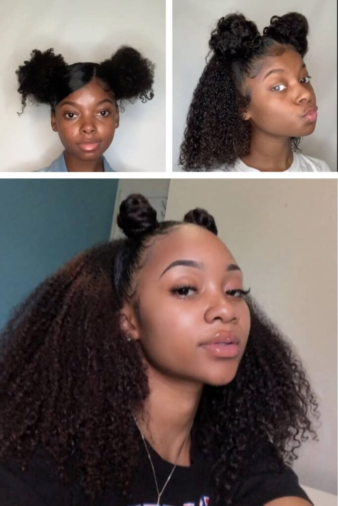 half up half down