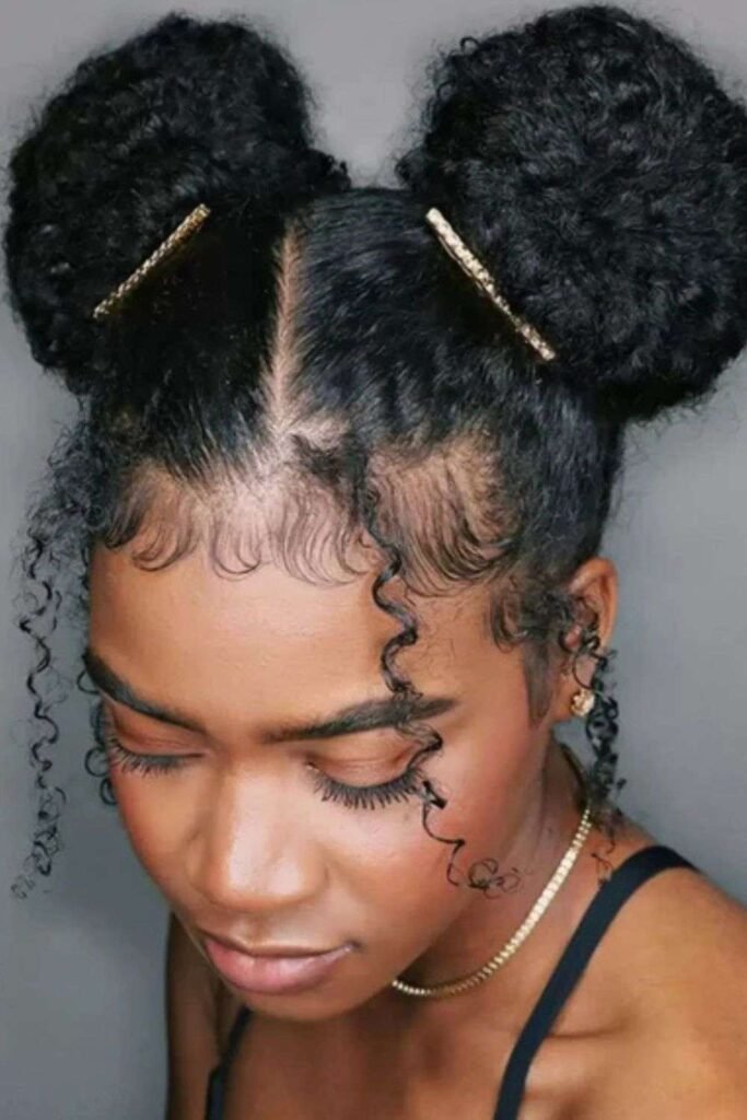 Double Puff with Braided Parts