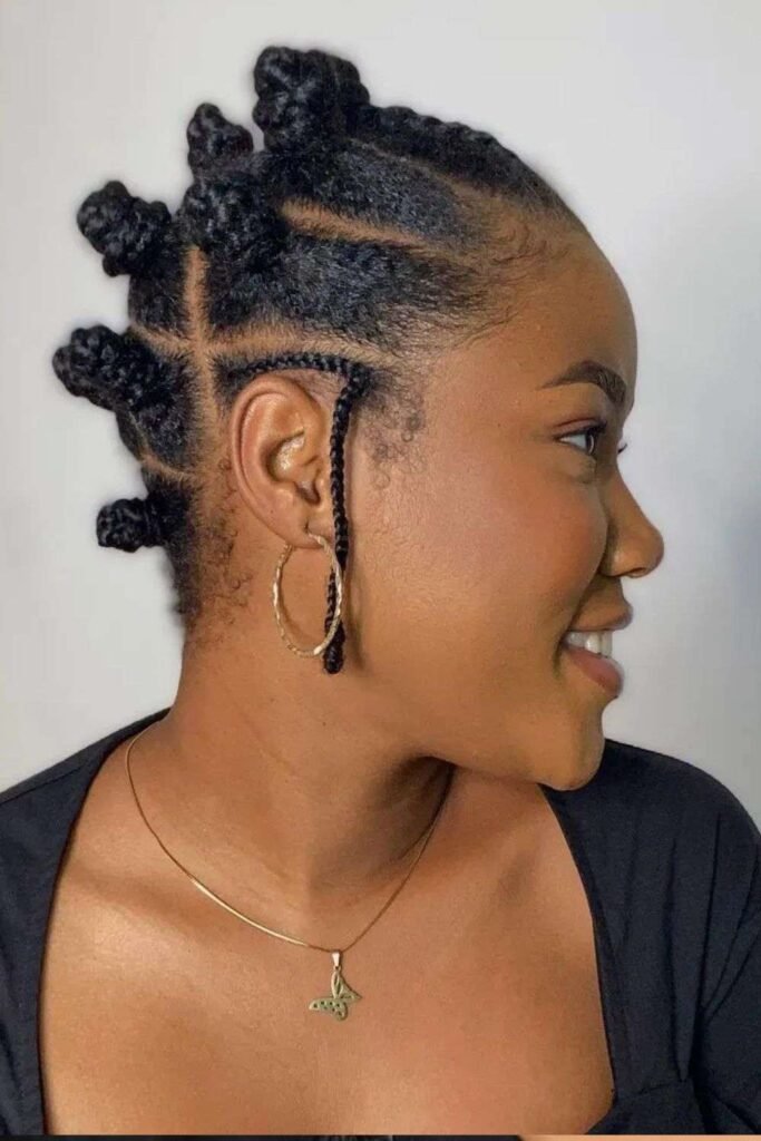 Flat Twists with Bantu Knots