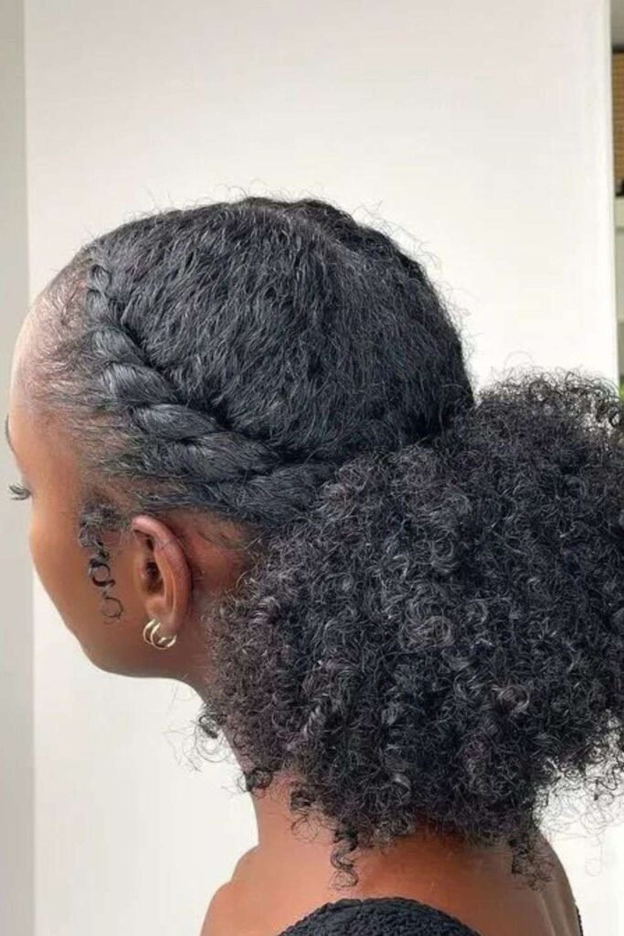 Low Puff with Laid Edges for teens