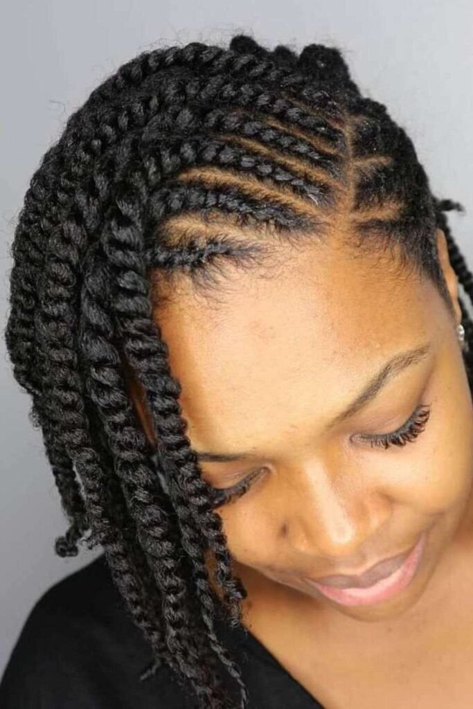 Side-Swept Flat Twists