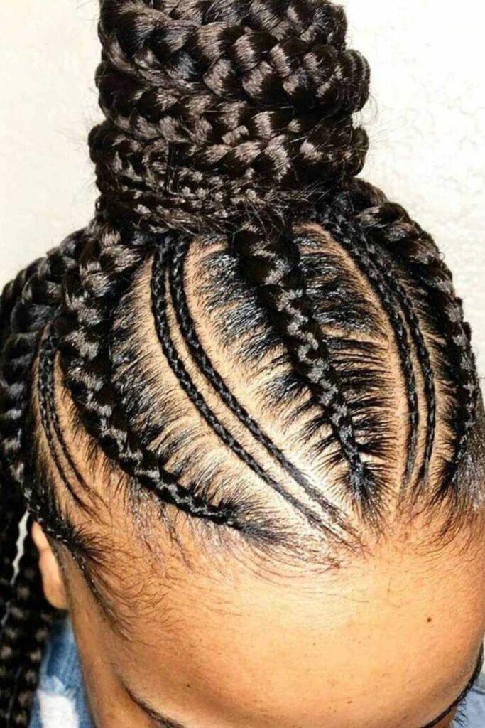Braided Half-Up, Half-Down Style