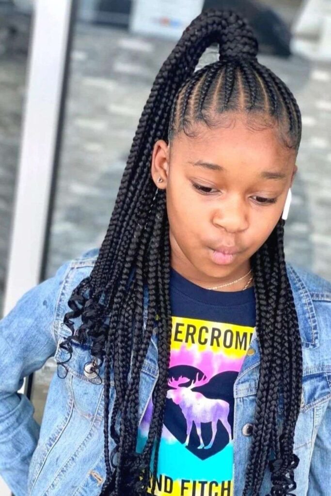 Cornrow Ponytail