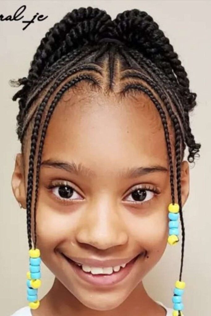 Cornrow Twist Hairstyles for Kids