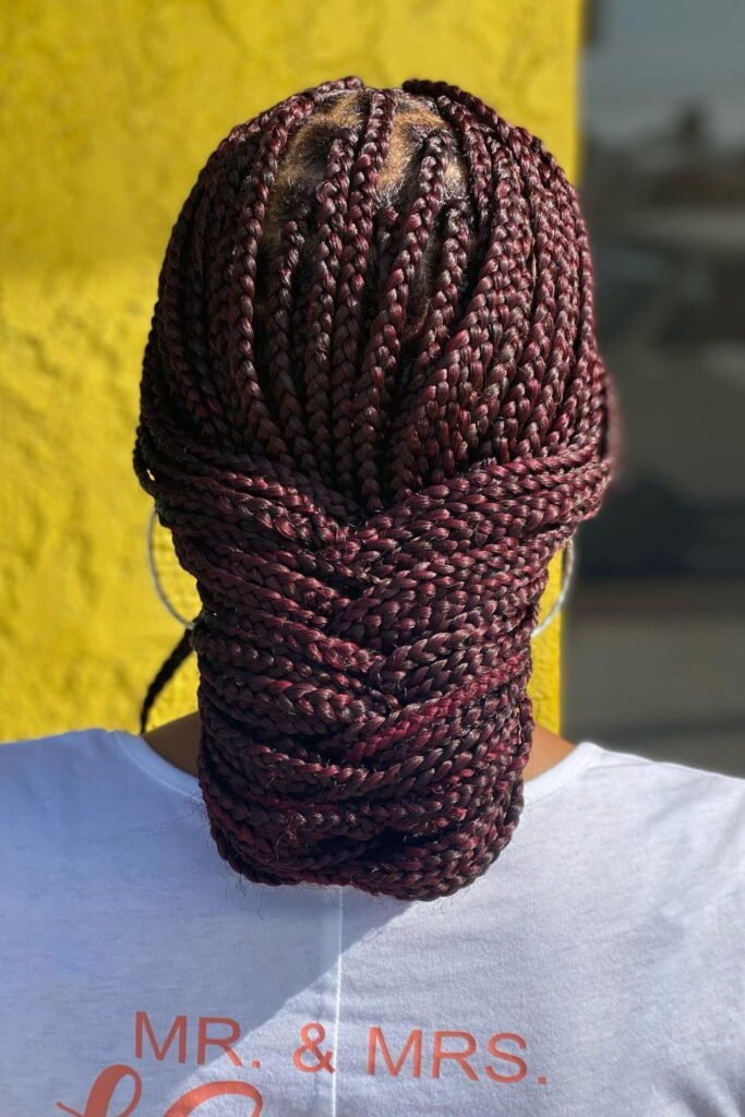 Curly Braided Chignon