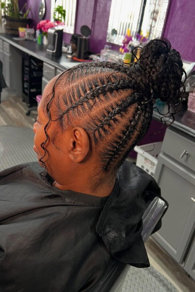 Feed-In Braids Ponytail