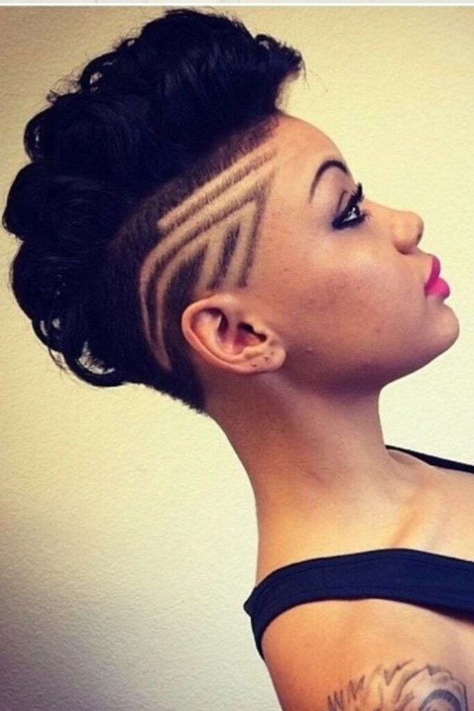 Frohawk with Shaved Sides
