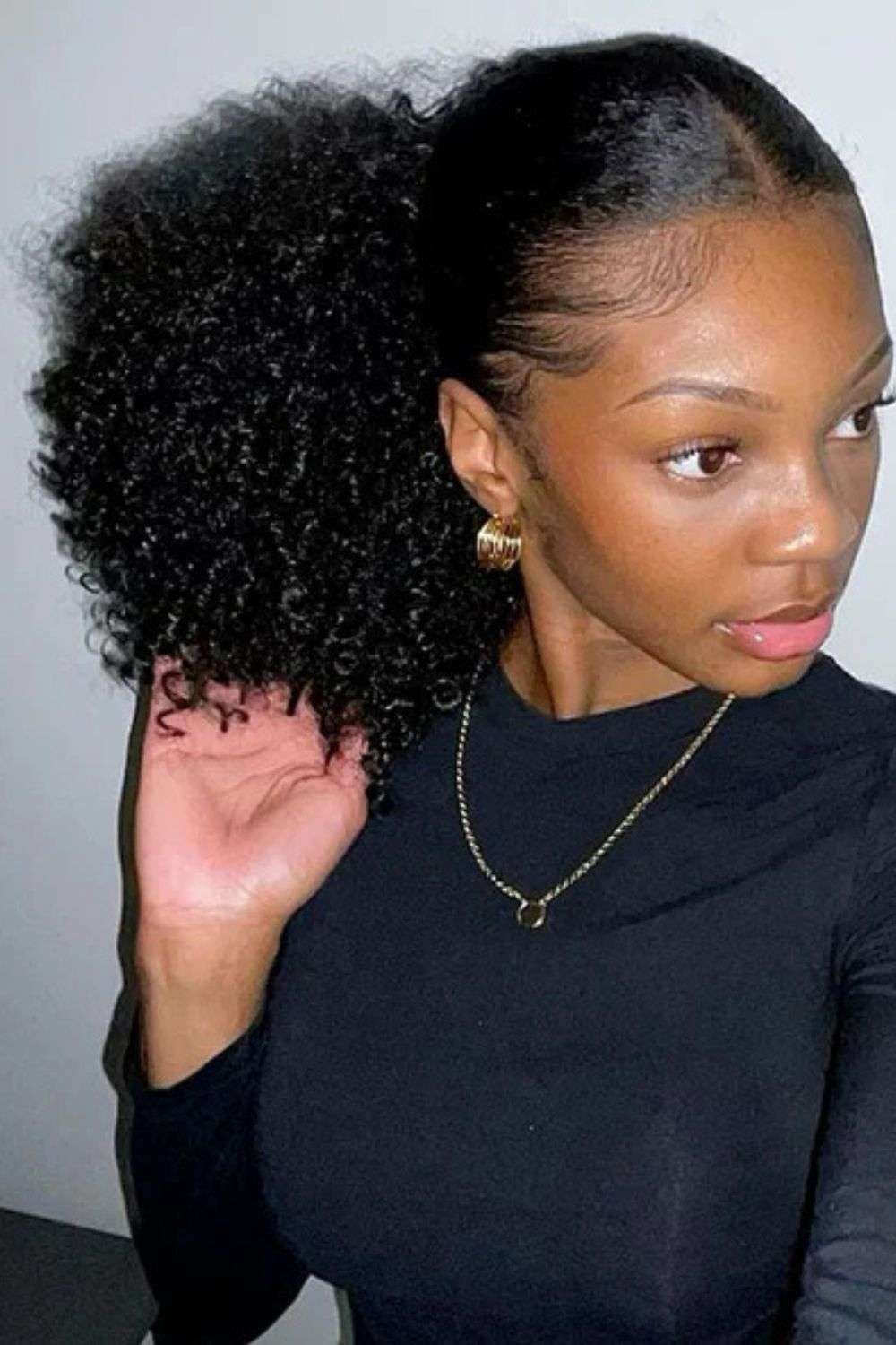 Low Puff with Sleek Edges