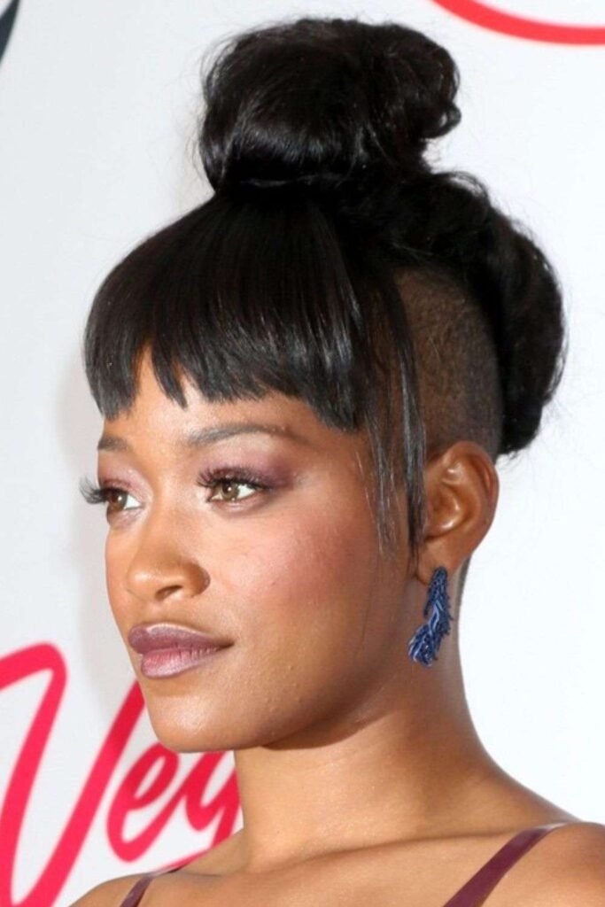 Shaved Nape with Top Knot