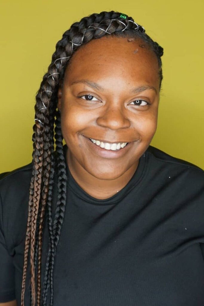 Side-Swept Cornrows with Bun
