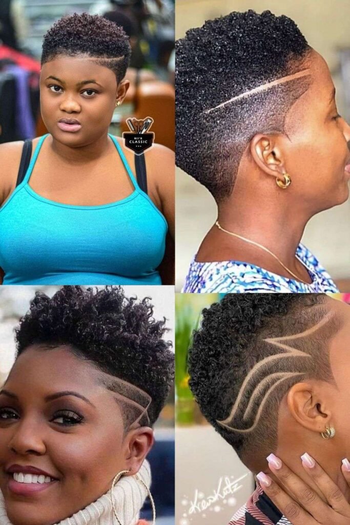 Tapered Pixie with Fade