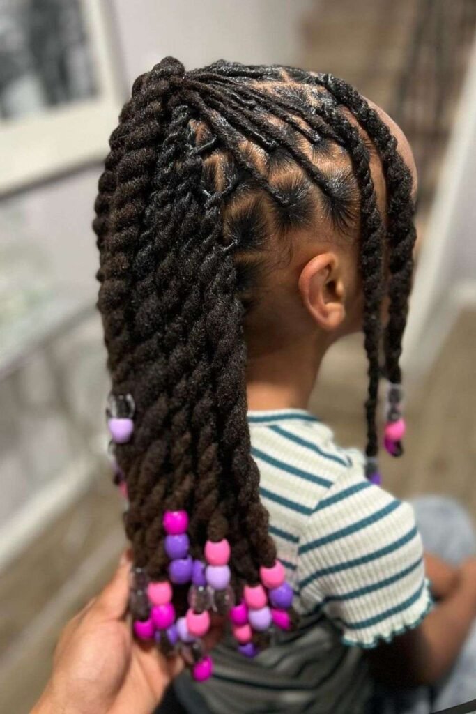 Twist Hairstyles with beads