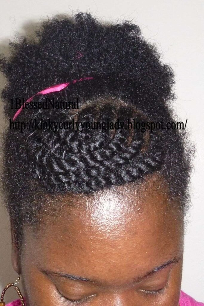 Twisted Bang with Puff