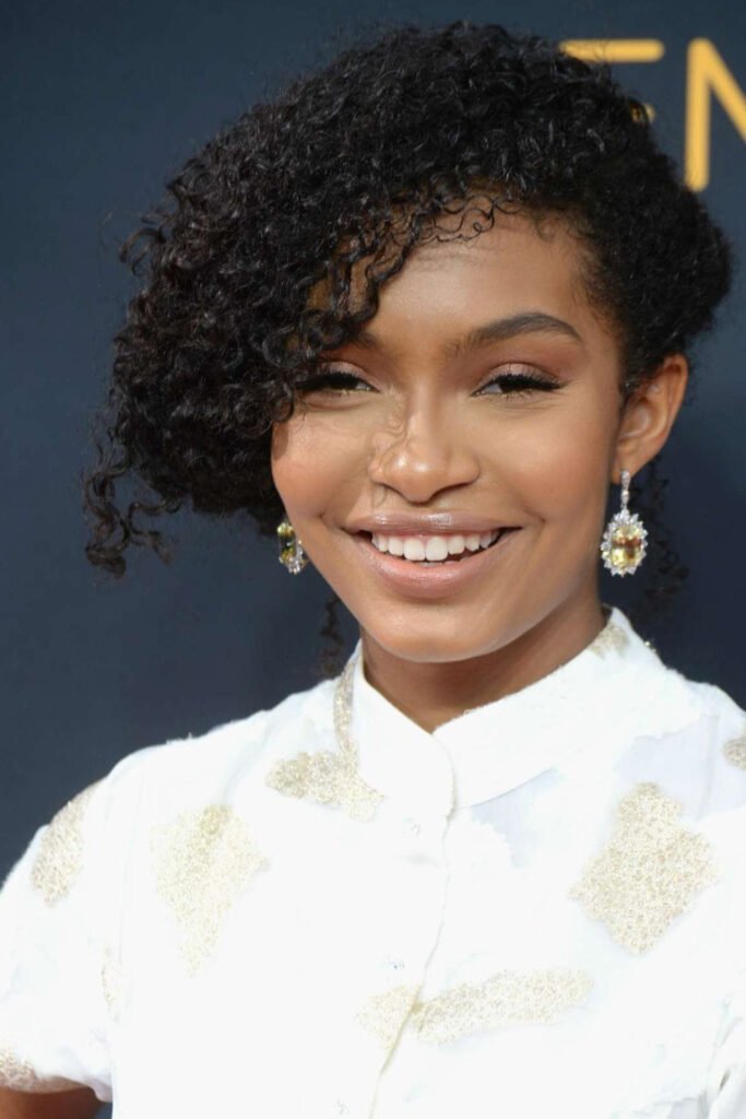 Side-Swept Curls