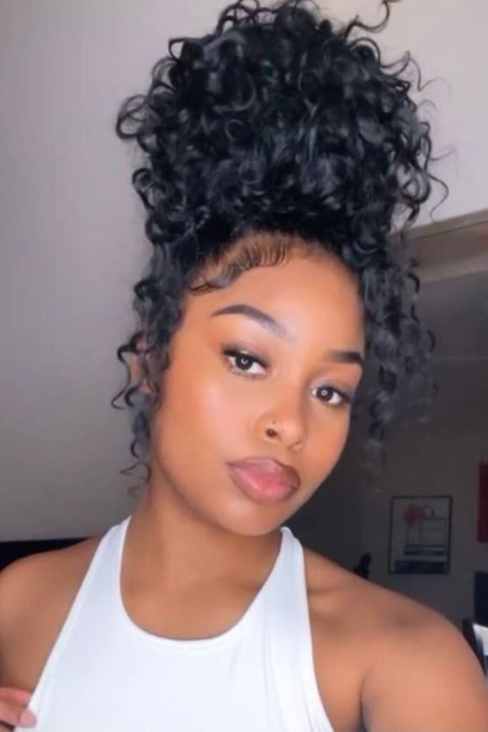 Curly Bun