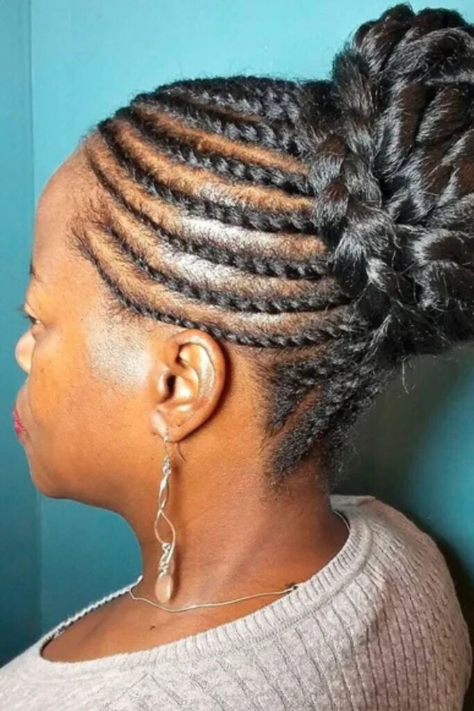 Flat Twists into a Bun