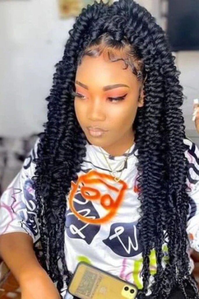 Half-Up, Half-Down Butterfly Braids