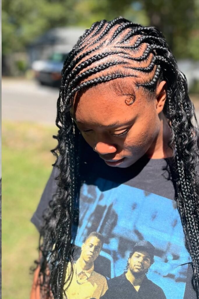 Fulani Knotless Braids