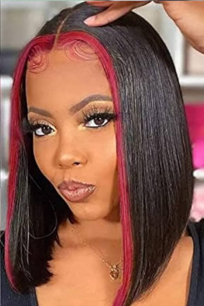 Red Peekaboo Highlights