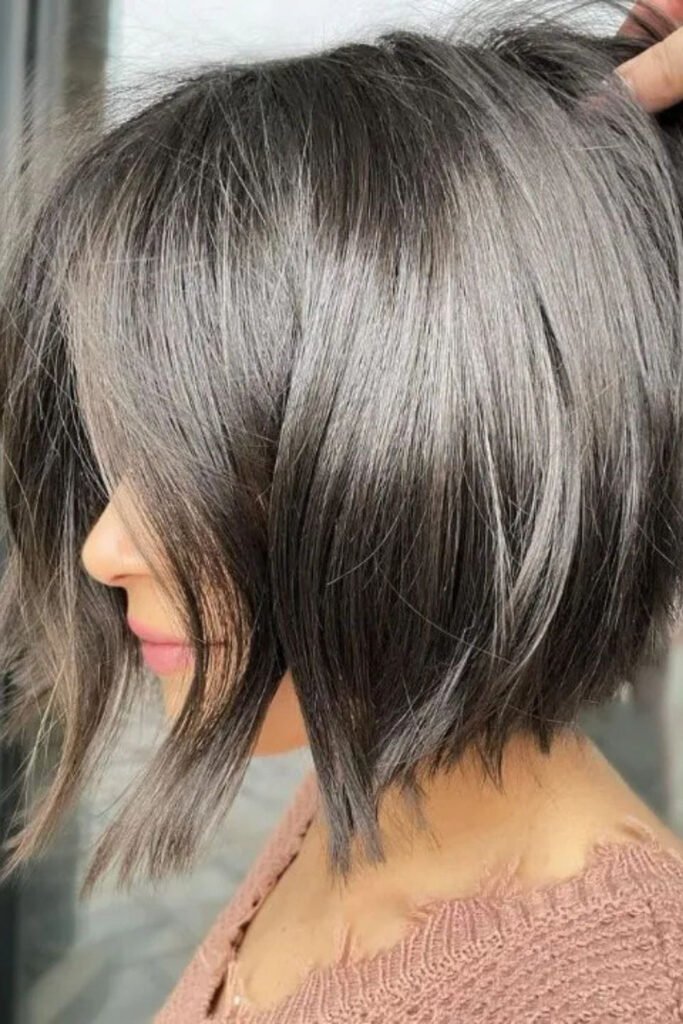 Tapered Bob with Volume