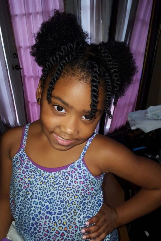 Two Puffs (Afro Puffs)