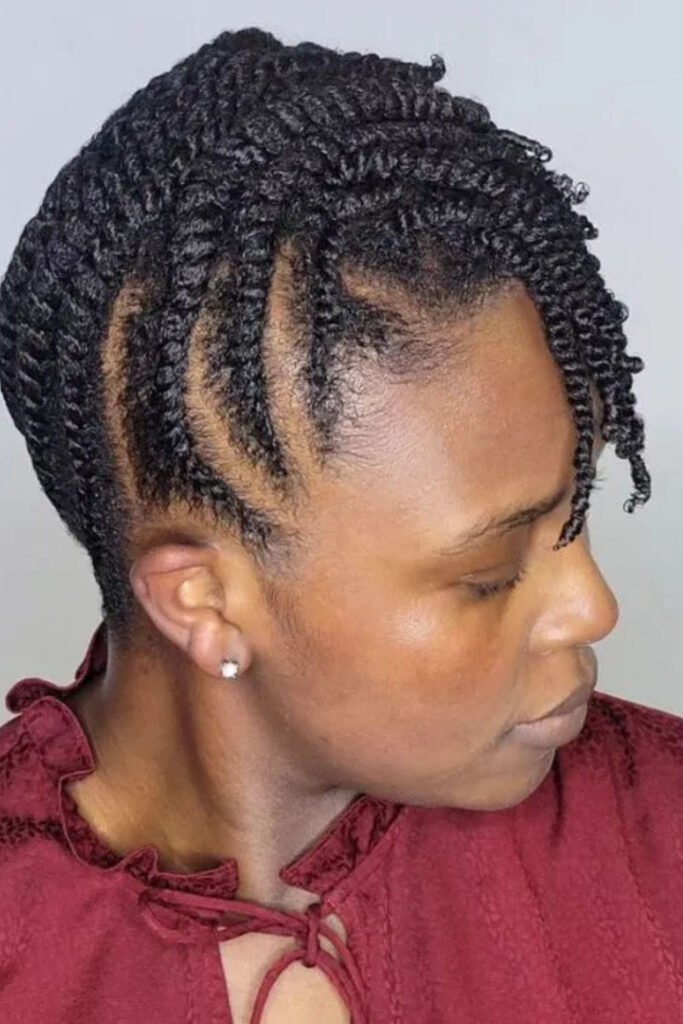Flat Twist Updo