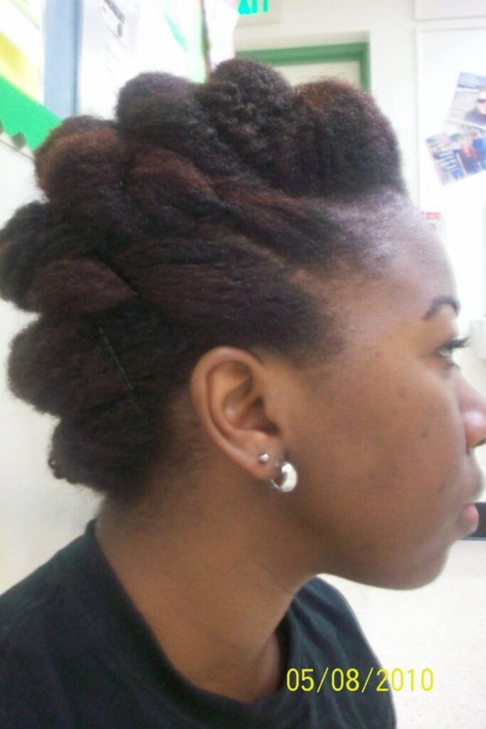 Tucked and Rolled Updo