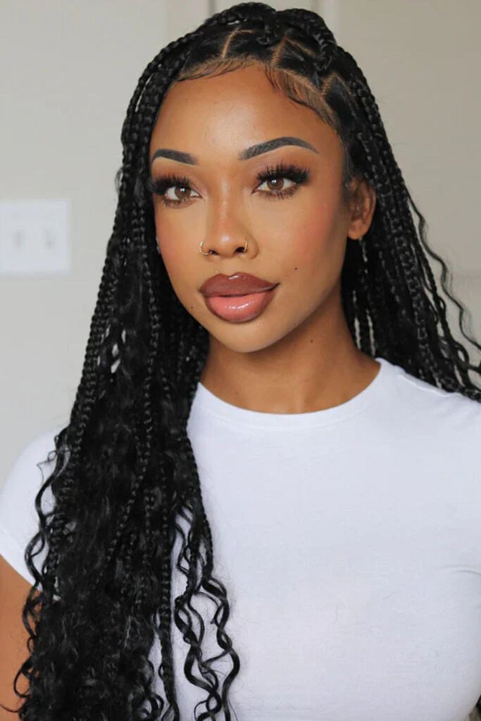 Wig with Cornrow Base