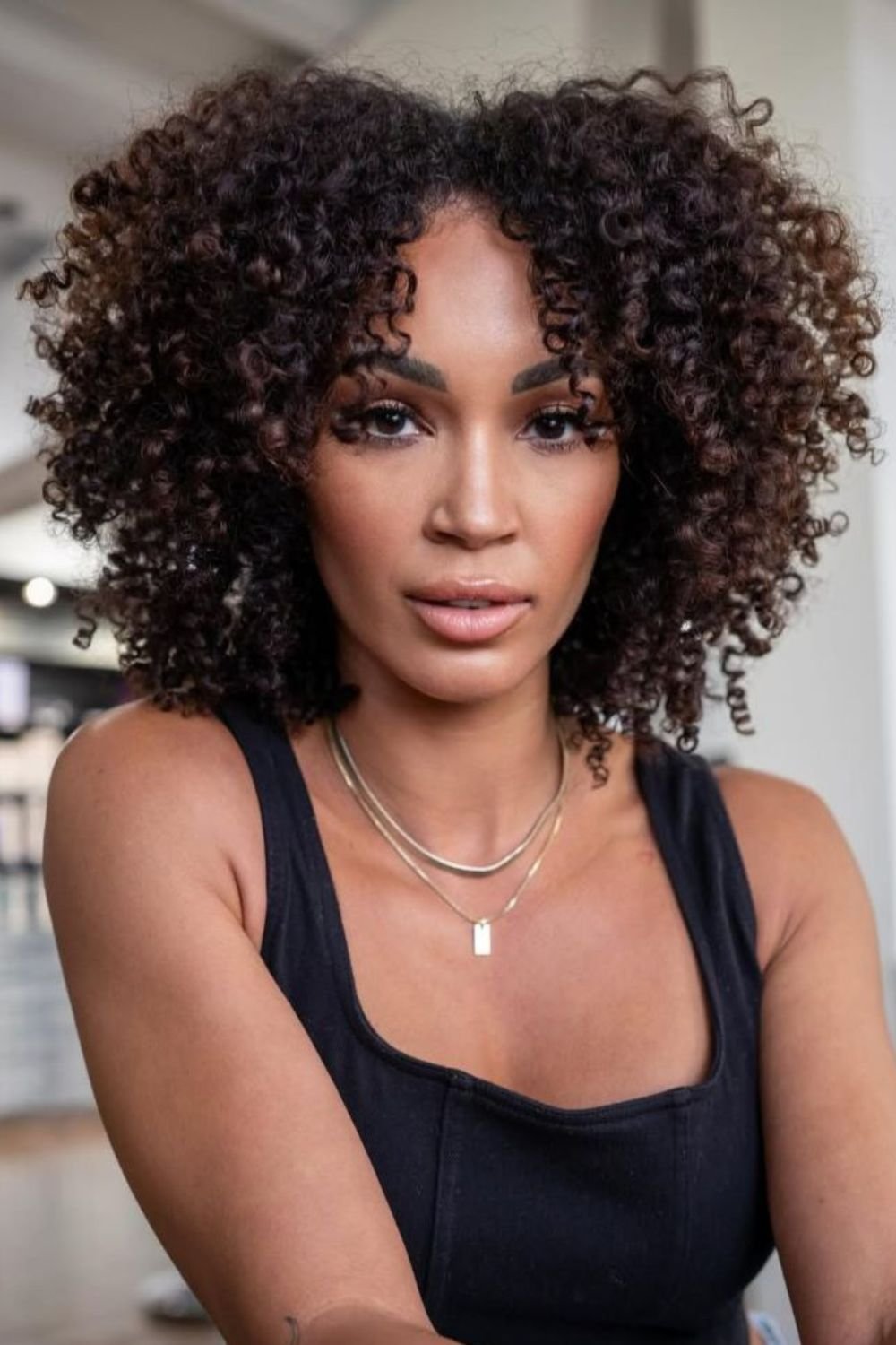 14 Simple and Trendy Middle Part Natural Hairstyles - New Natural ...